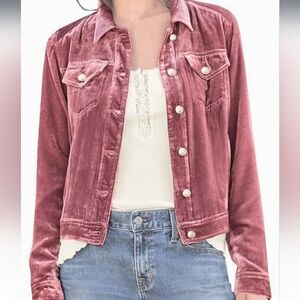 Supa Fly Velvet Barbiecore Balletcore Jacket, Great Condition, Size Small